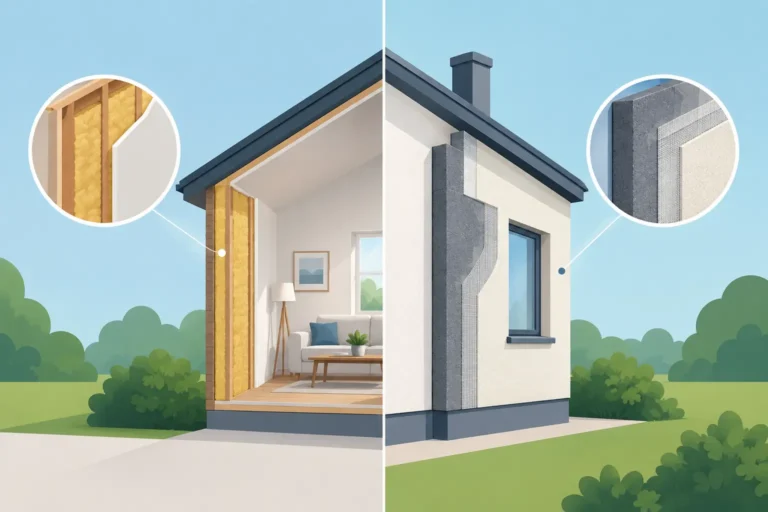 Internal Versus External Wall Insulation Compared